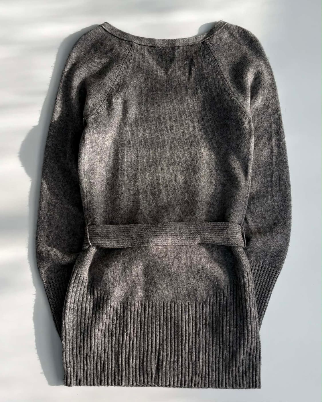 [XS] 아르마니 익스체인지 벨티드 랩 울 니트 원피스 상품이미지2