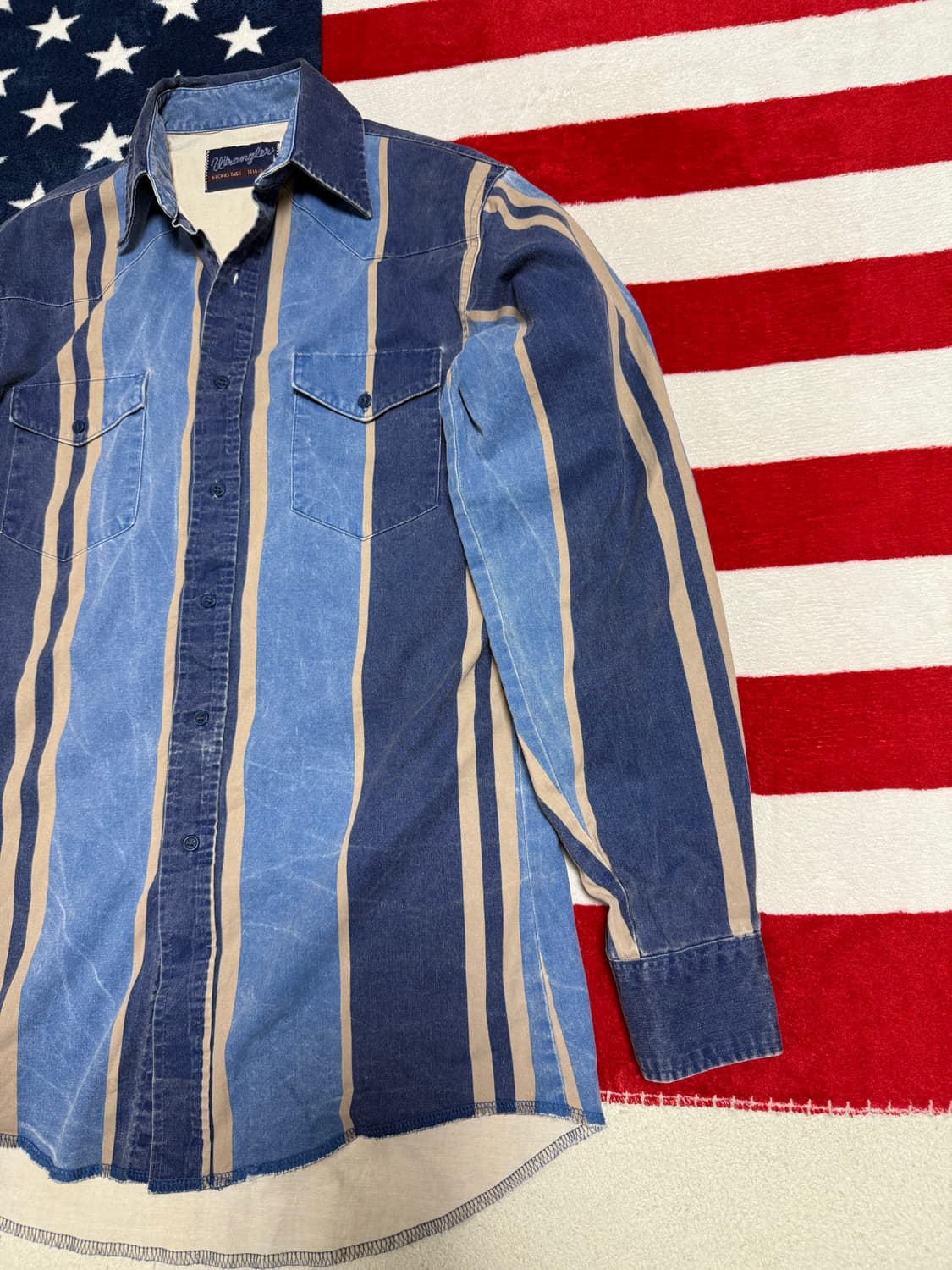 랭글러 웨스턴셔츠 Wrangler western shirt 빈티지 [L] 상품이미지7