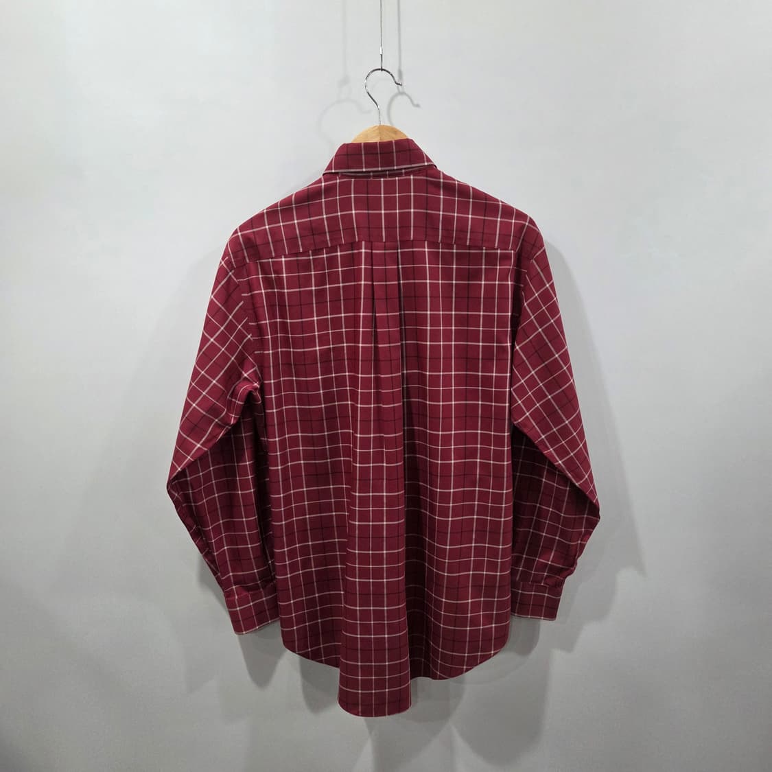 브룩스브라더스 버튼다운 체크셔츠 S 상품이미지5