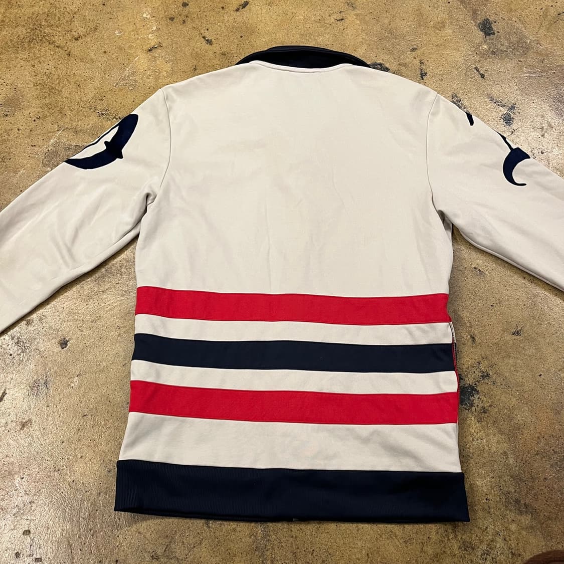 아디다스 베이지 데님 카라 스타 별 져지 트랙탑 95 상품이미지4