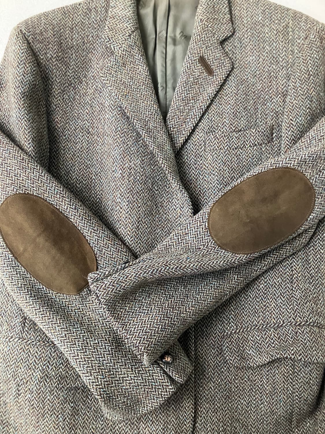 Daks 닥스 해리스트위드 엘보우패치 자켓 블레이저 상품이미지6