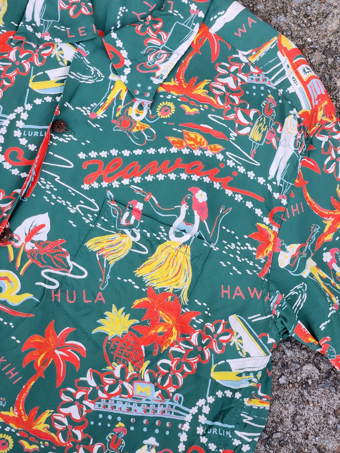 SUN SURF 하와이안셔츠 XL 상품이미지4