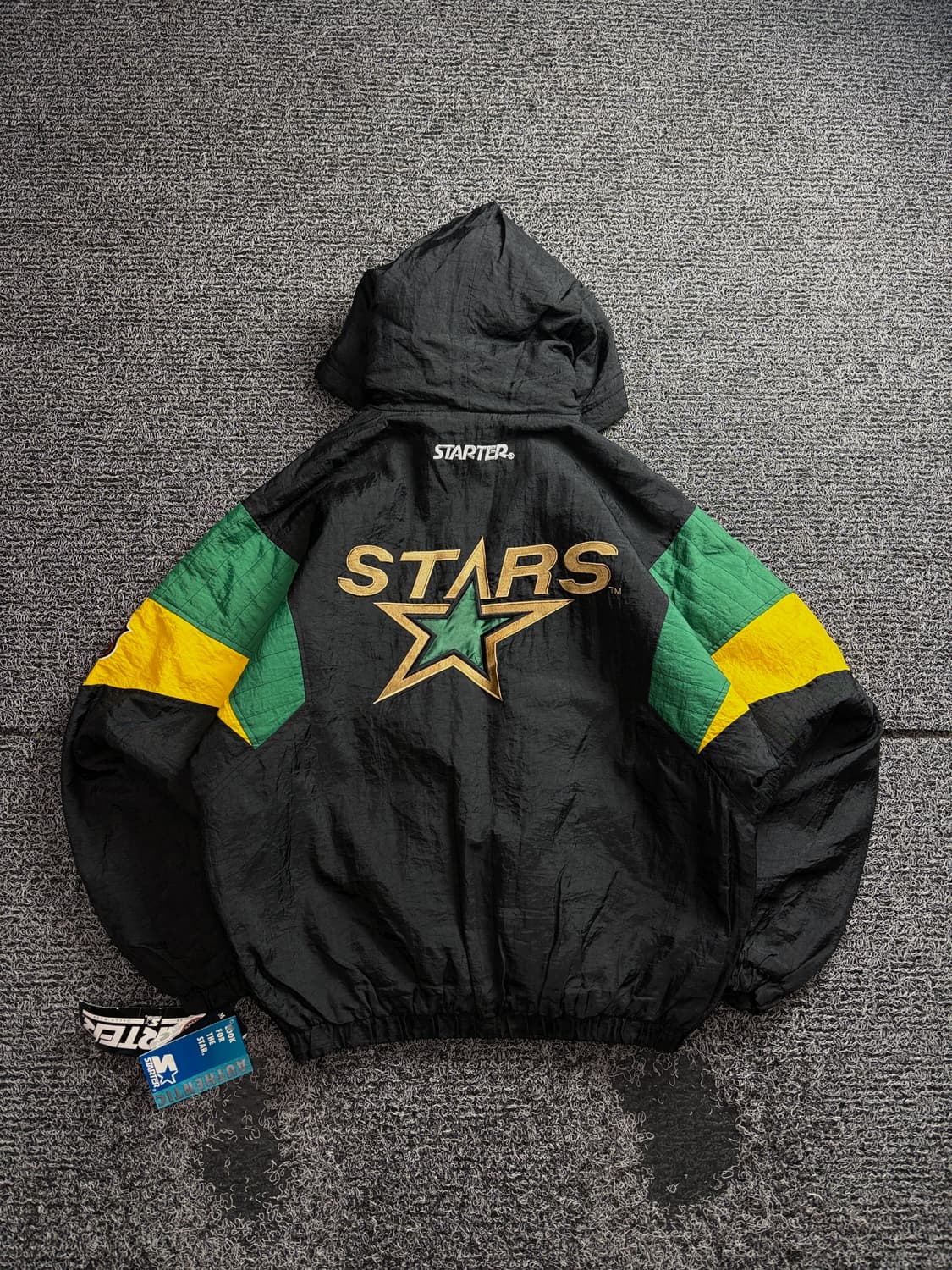 90s 스타터 올드스쿨 NHL 댈러스 스타스 아노락 자켓 3374 상품이미지5