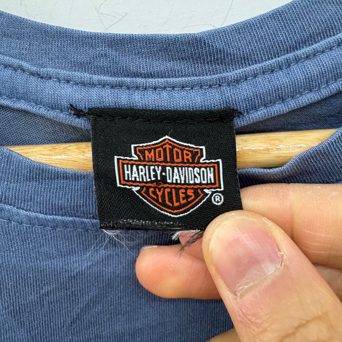 할리 데이비슨 스컬 나시티 블루 여성 XL 상품이미지3