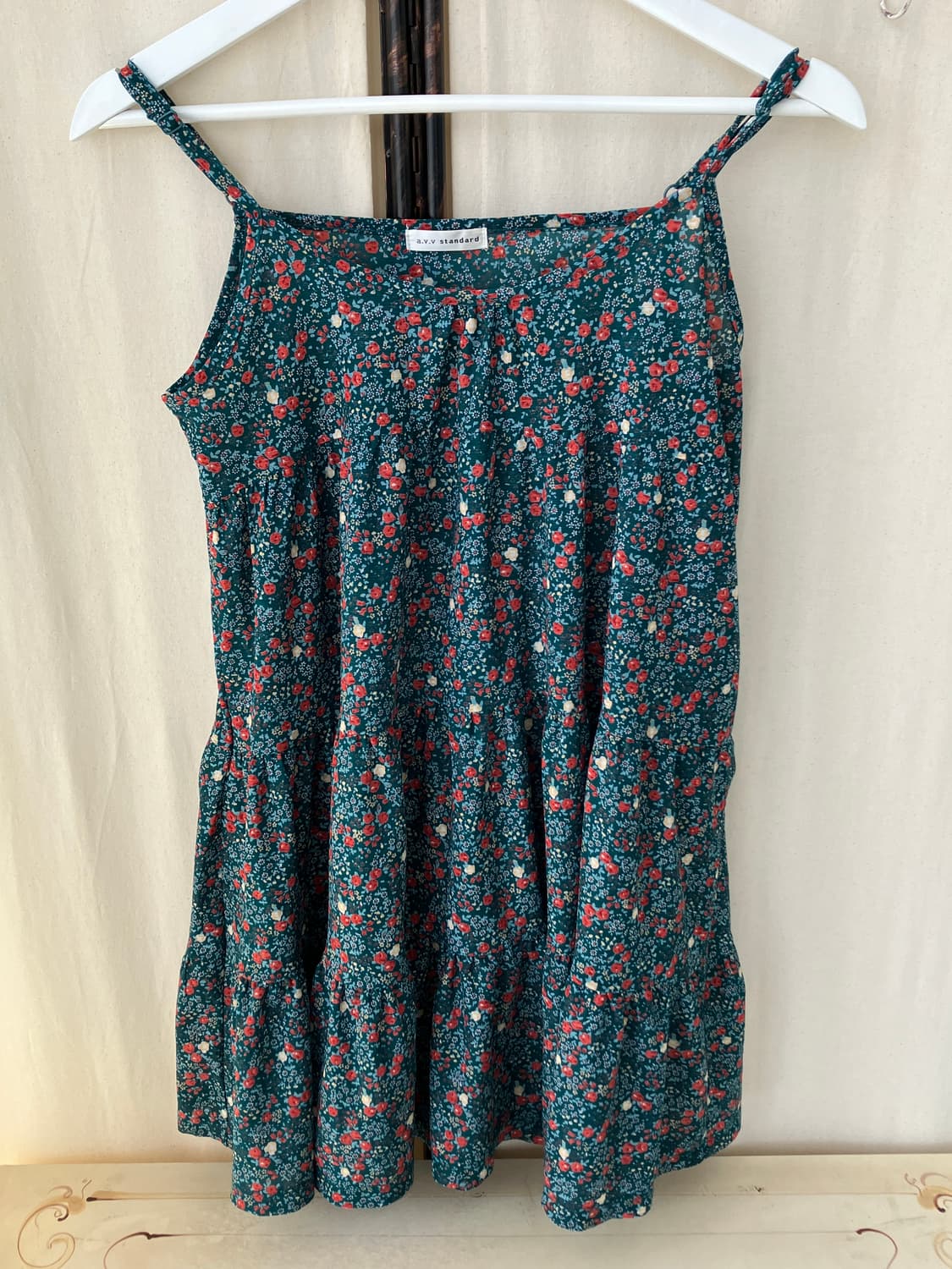 flower pattern shirring sleeveless 상품이미지7