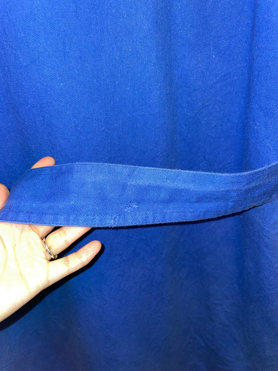 1980–1990s Vintage French Blue Shop Coat 상품이미지8
