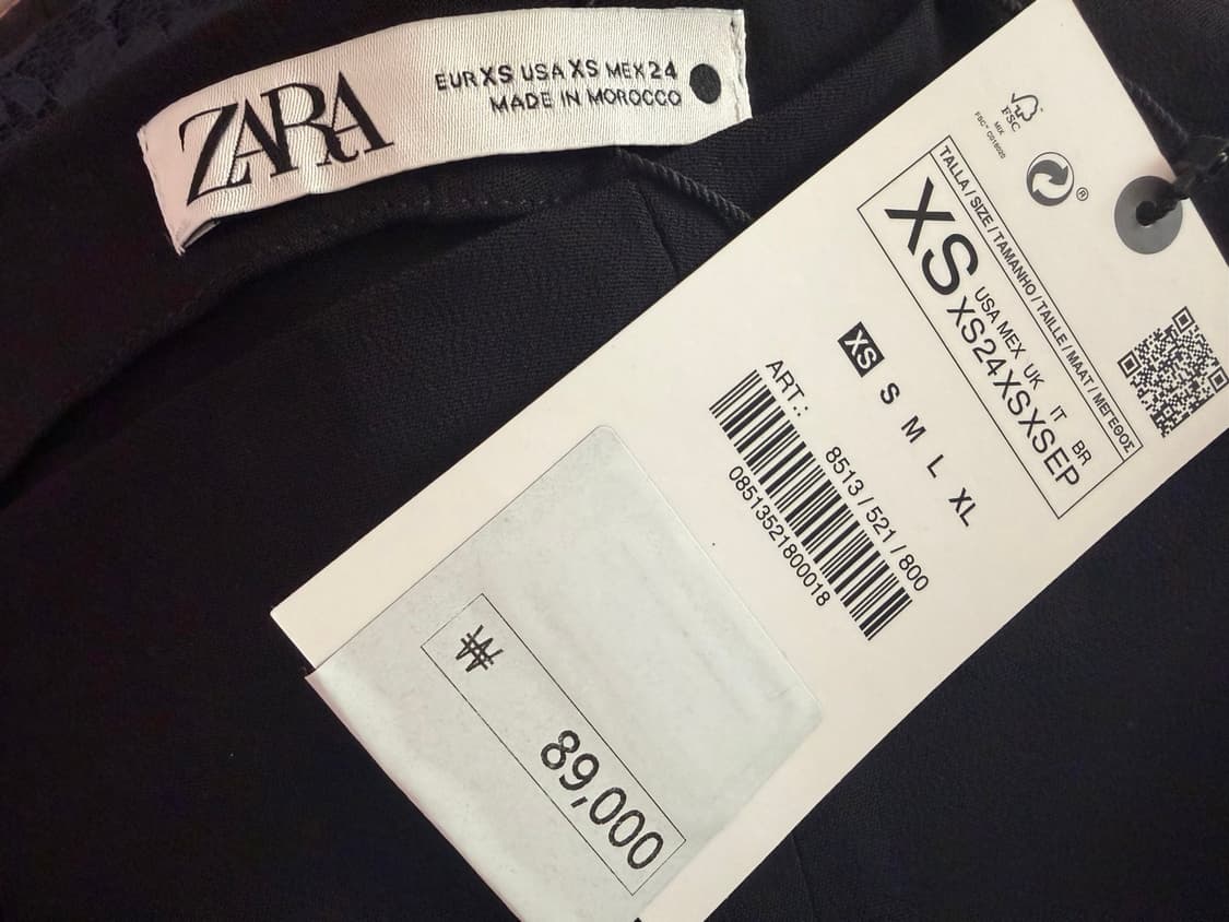 [택O새상품] 자라 블랙 벨트 플리츠 원피스 상품이미지9