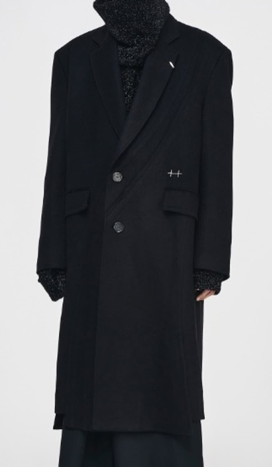 [x-mas 선물] 송지오옴므 코트 100-새상품23fw검정 상품이미지1