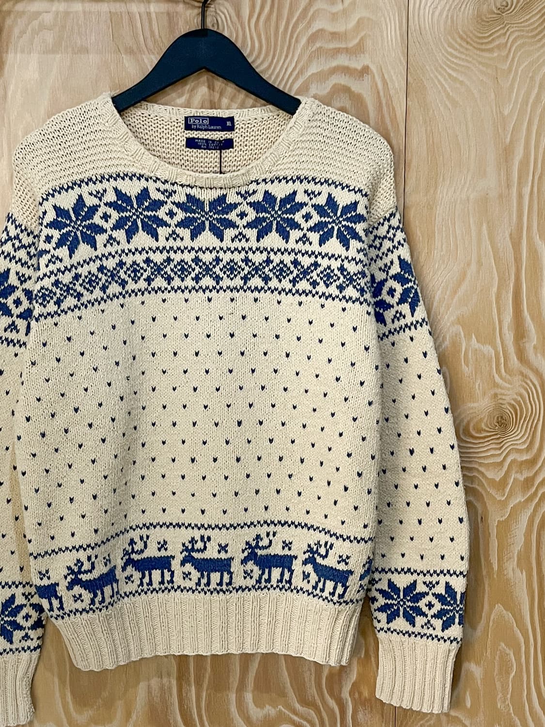 폴로 랄프로렌 노르딕 스노우 플레이크 스웨터 상품이미지1