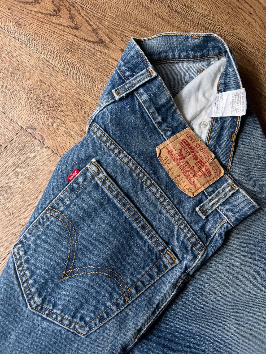 [34]00's 리바이스 517 멕시코제 빈티지 페이딩 플레어진 F28 상품이미지4