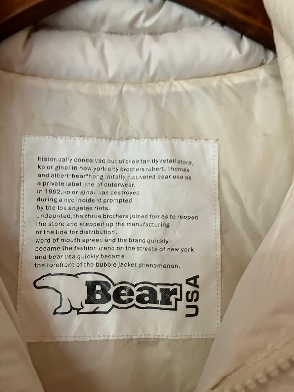 Bear USA 다운 상품이미지3