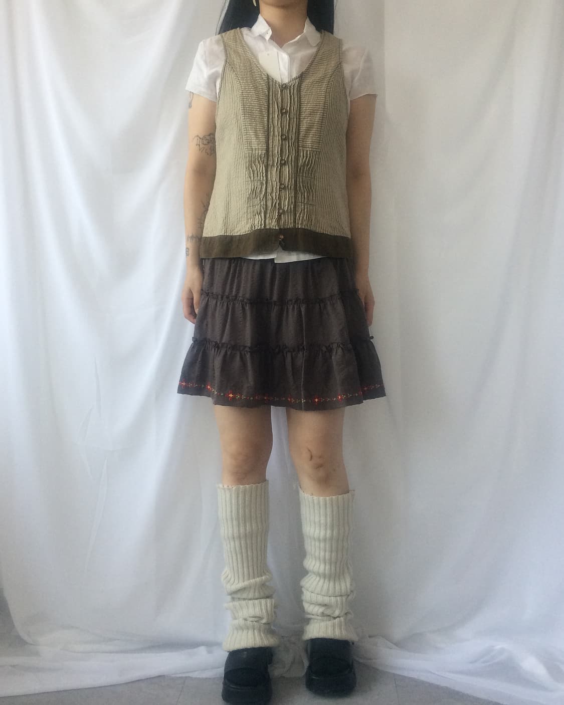 Stripe pattern vest 상품이미지5