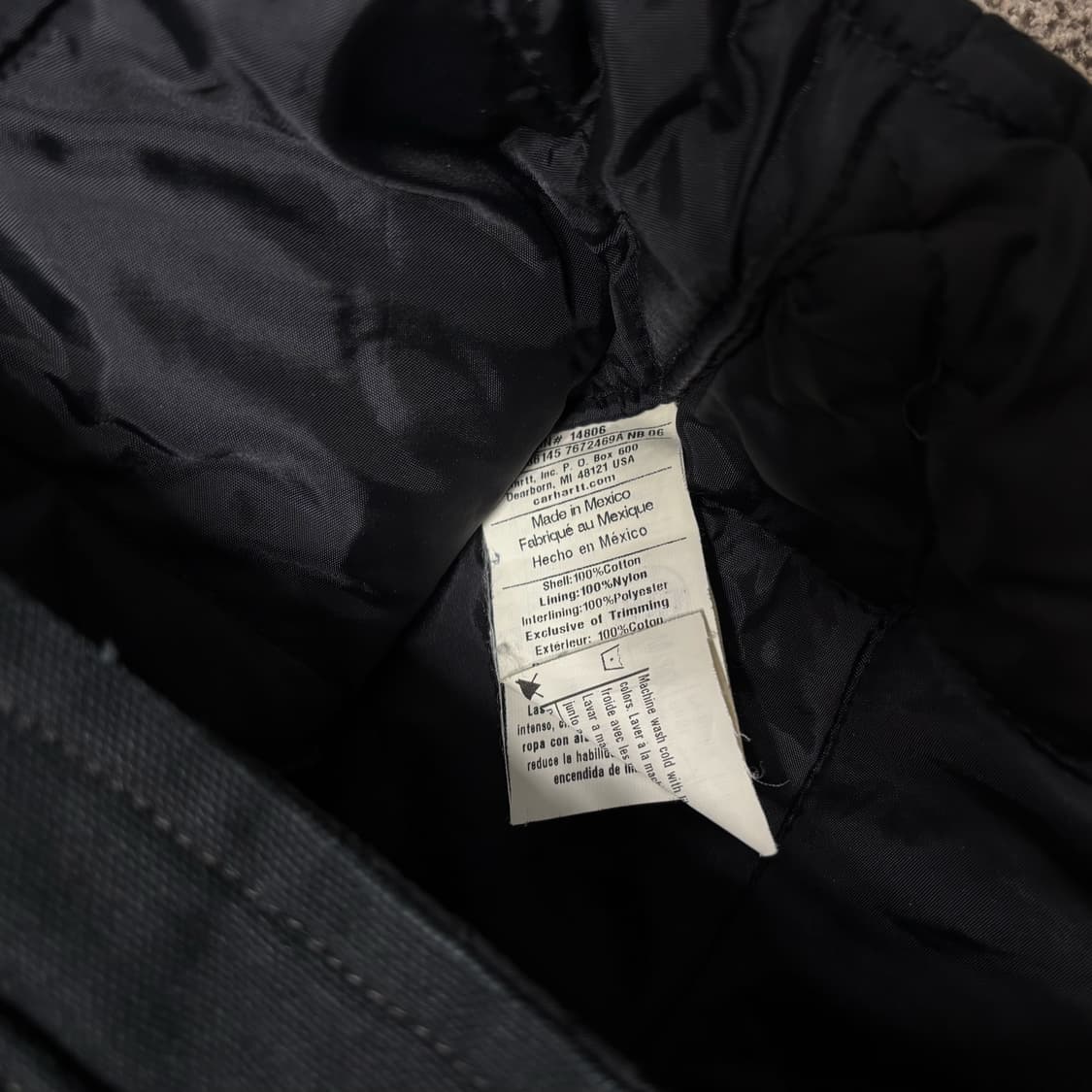 [택포] Carhartt 칼하트 V01 블랙 패딩조끼 [A+] 상품이미지6