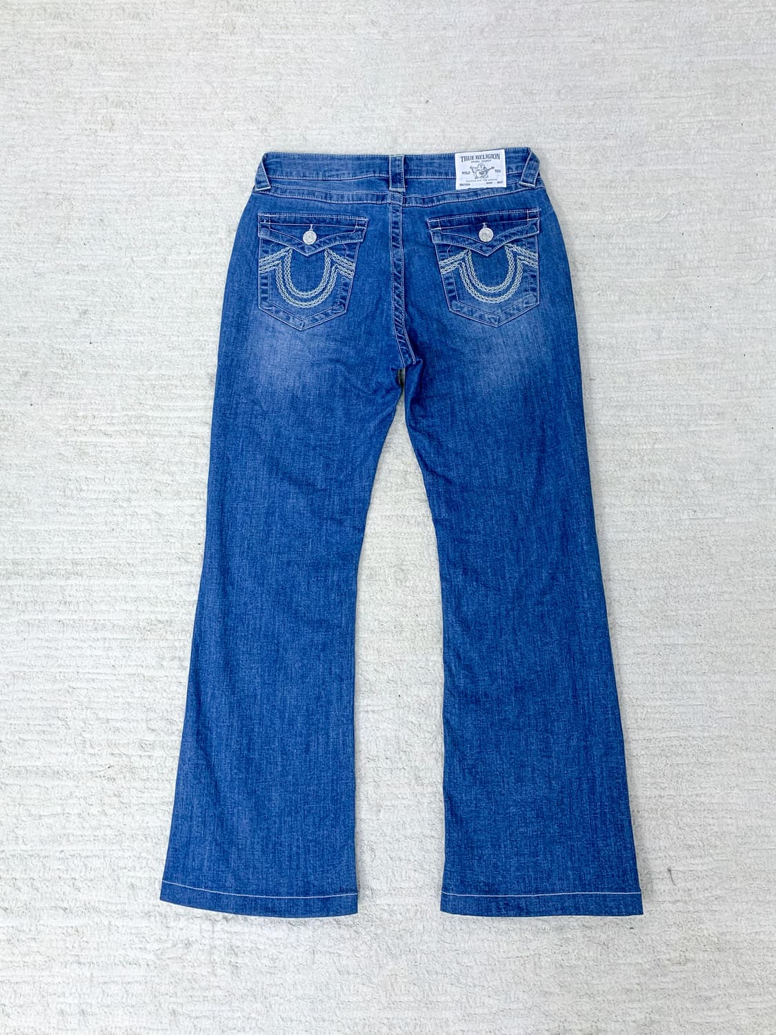 TRUE RELIGION Mid-Blue Straight Jeans 상품이미지3