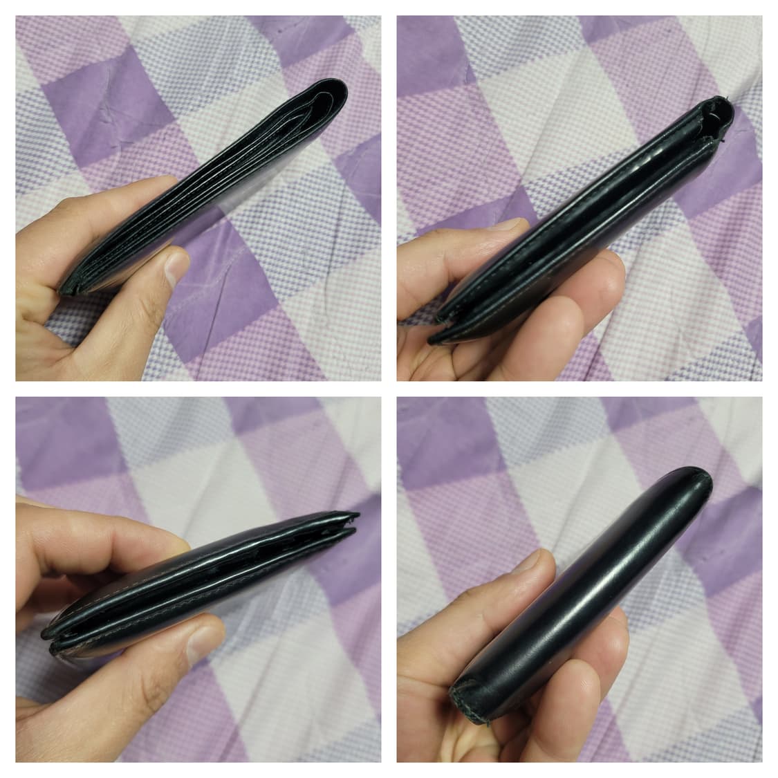 정품 듀퐁 블랙 반지갑 상품이미지6