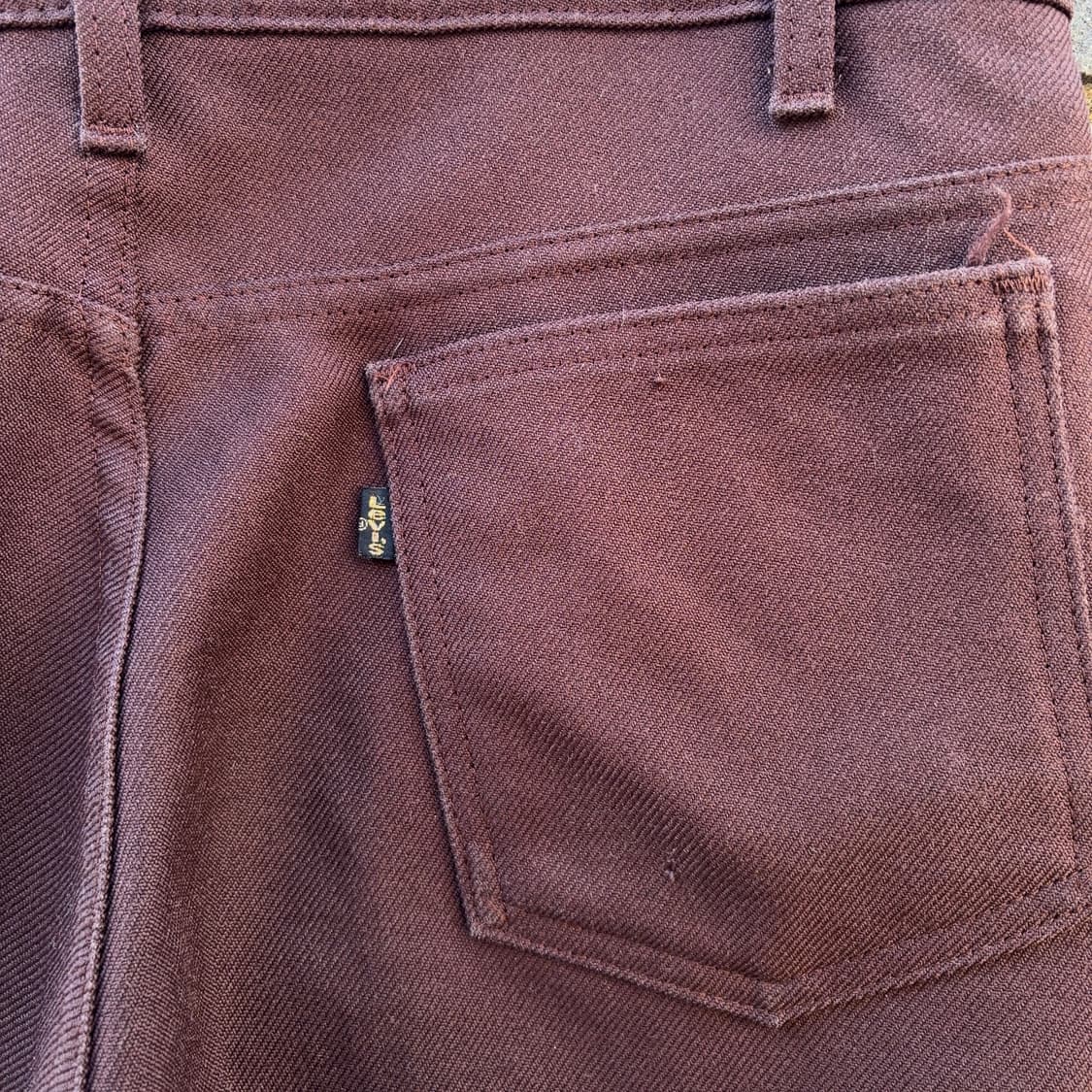 90s USA 리바이스 Levi’s 브라운 부츠컷 트라우저 상품이미지9