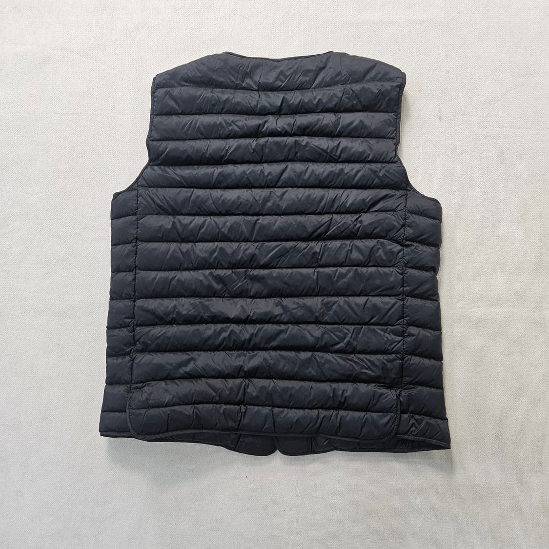 100 밀레 블랙 경량 패딩 조끼 0327Y 상품이미지2