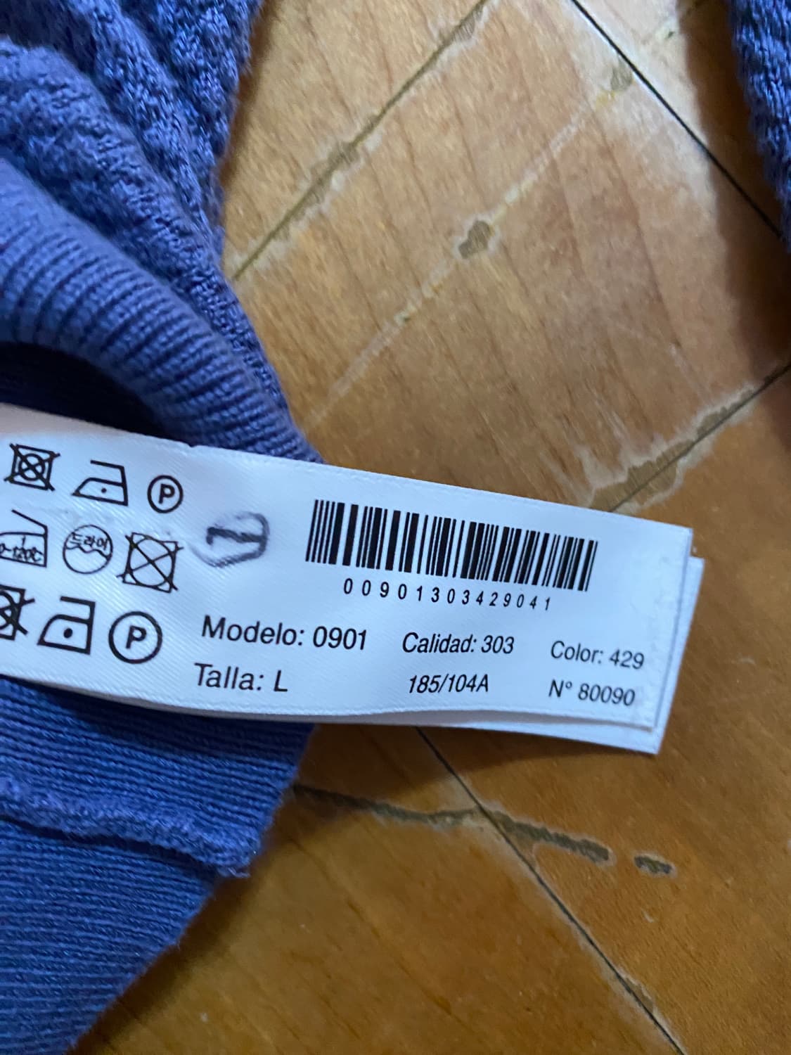 Massimo Dutti 남성 엑스트라 파인 코튼 니트(105) L 상품이미지3