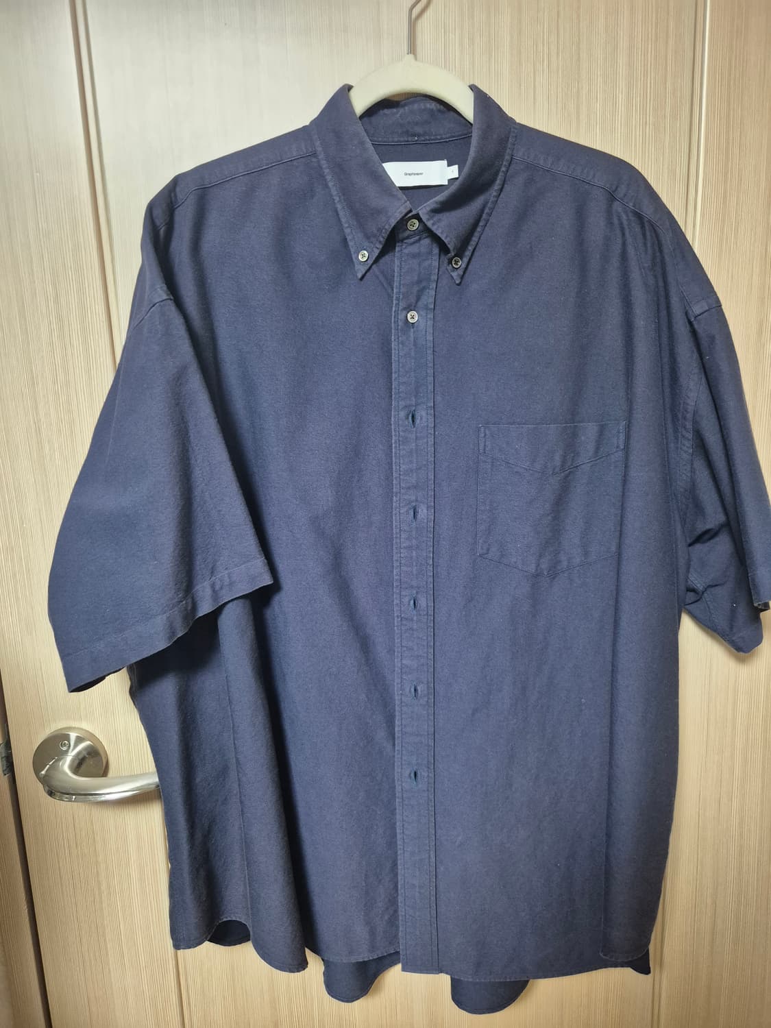 그라프페이퍼 bd 오버 반팔셔츠 free 상품이미지1