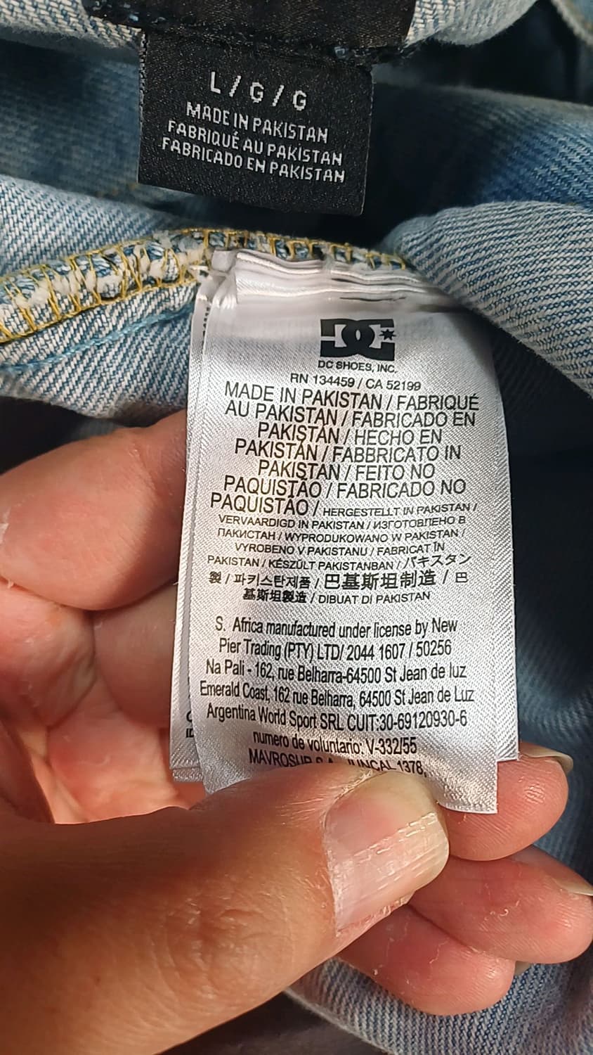 DC슈즈 연청자켓 105 가슴60 기장71 상품이미지5