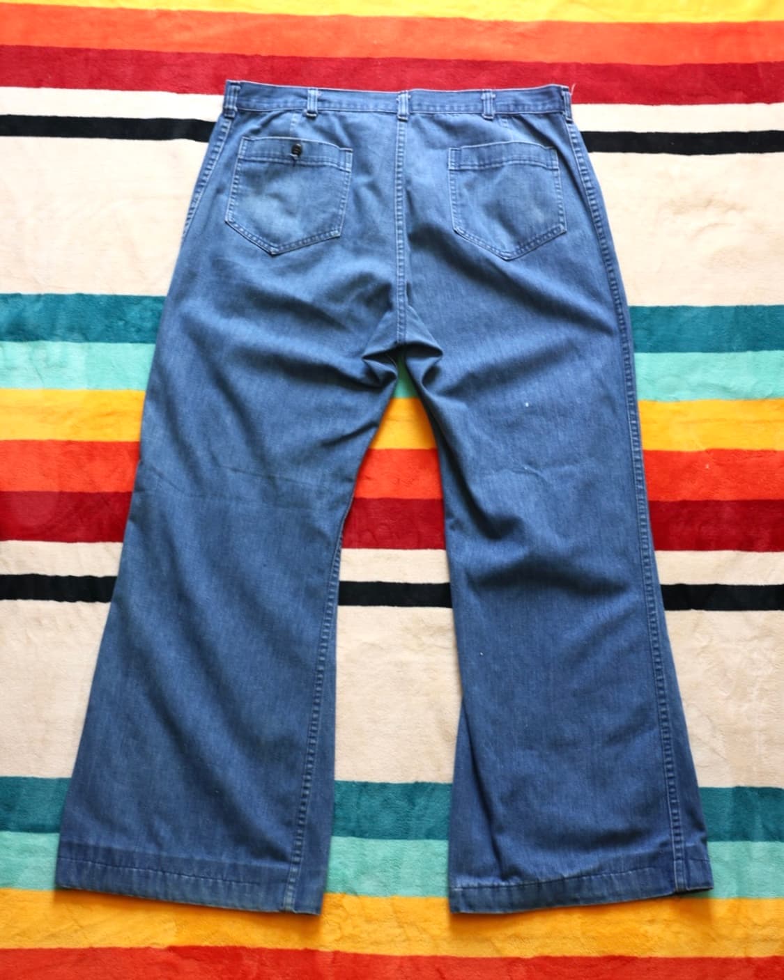 미 해군 80s 벨보텀 세일러 데님 팬츠 상품이미지8