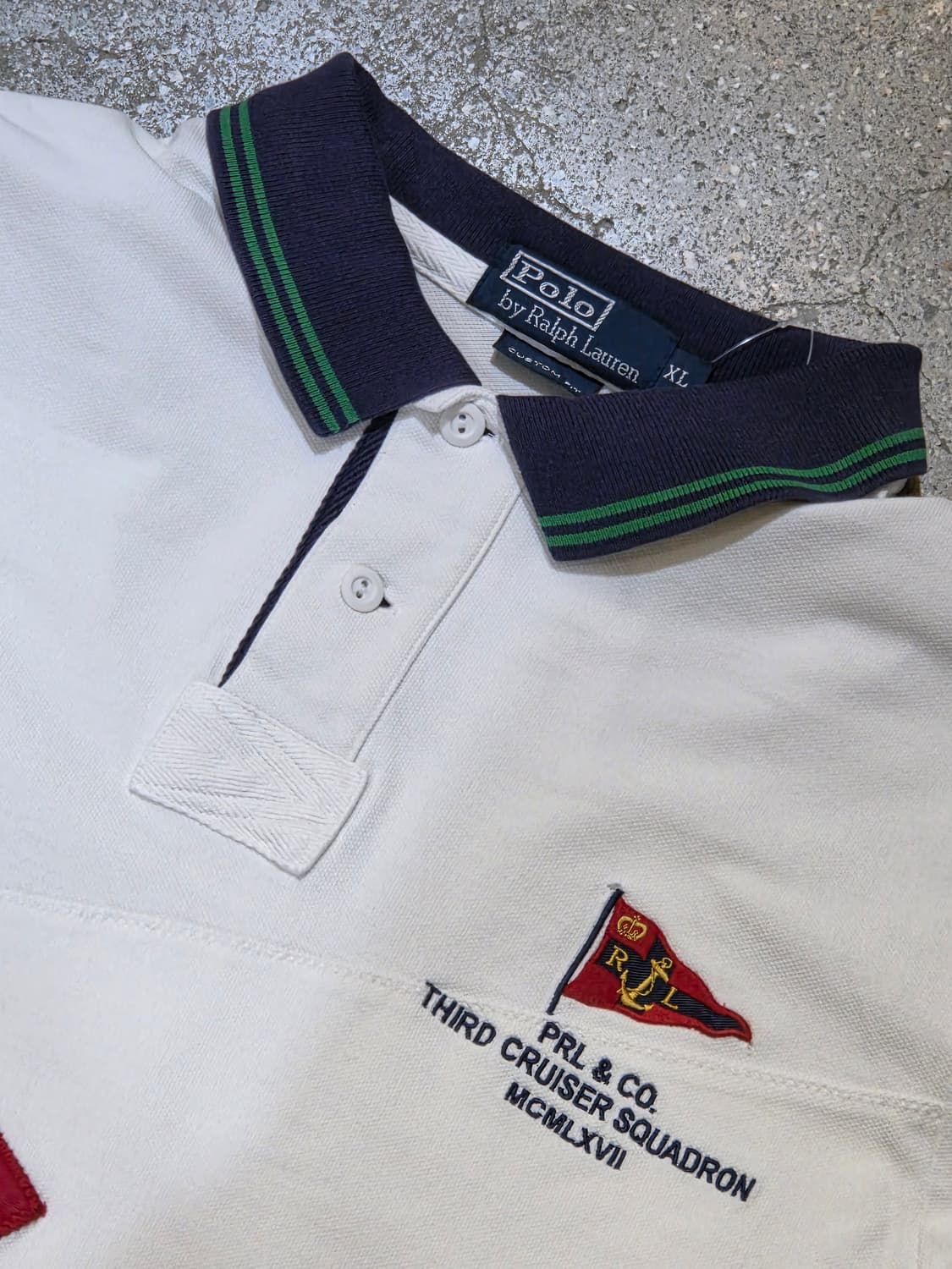 Polo 폴로 화이트 넘버5 반팔 카라티 상품이미지2