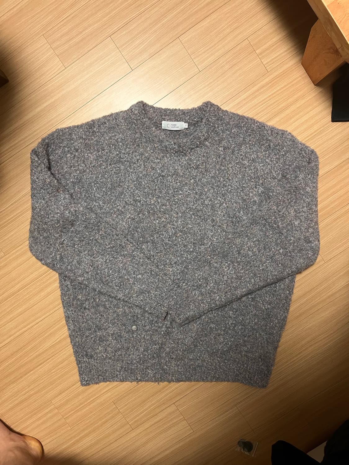 노드아카이브 울 퍼지 크루넥 상품이미지2