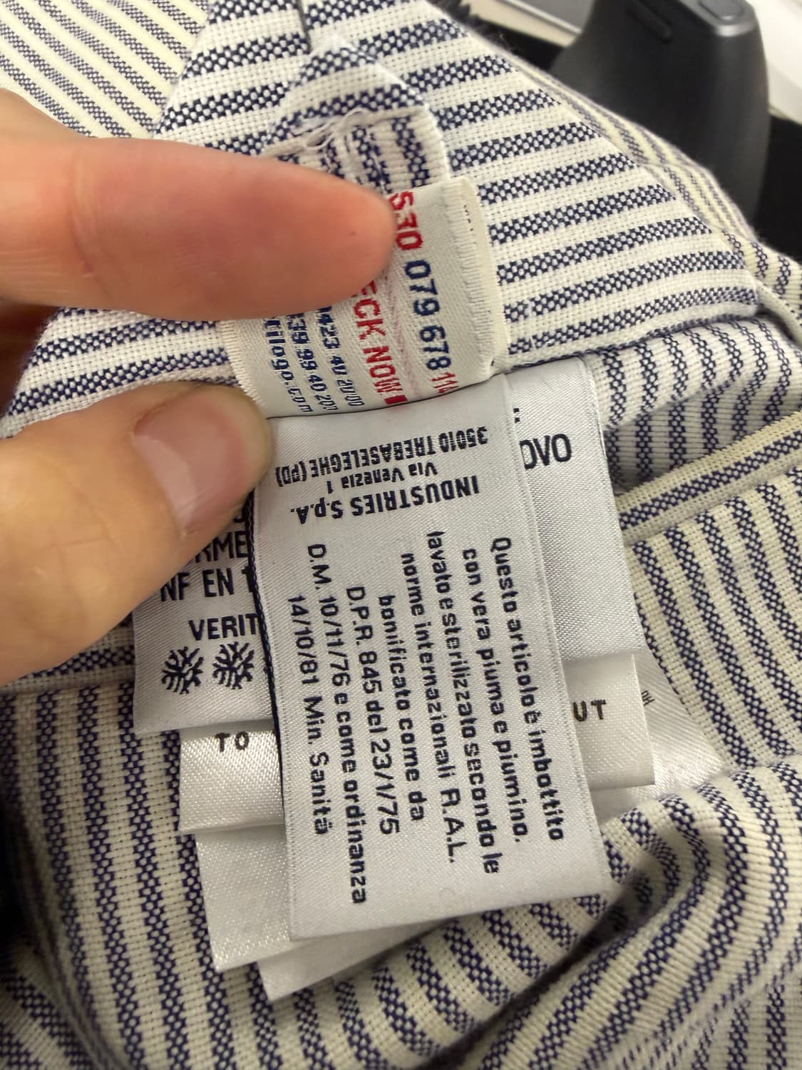 몽클레어 정품 감마블루 울 구스다운 패딩 사이즈 2 상품이미지8