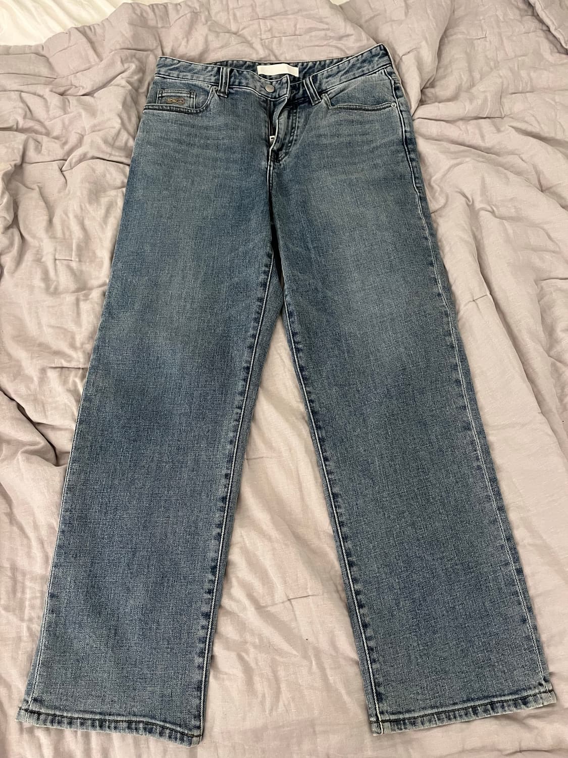 새상품) 플랙 미드블루 데님 상품이미지1