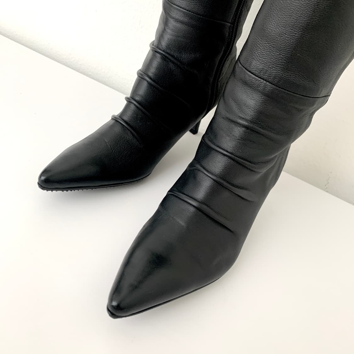 [새상품] mook 무크 큐빅벨트 롱부츠 240 상품이미지5