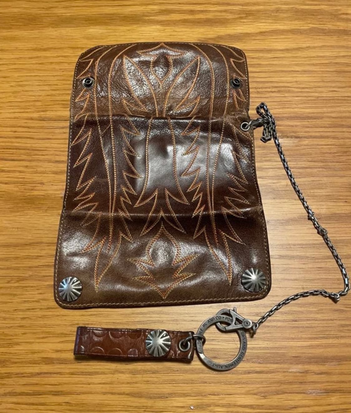 RRL 더블알엘 웨스턴 스티치 체인지갑 상품이미지4