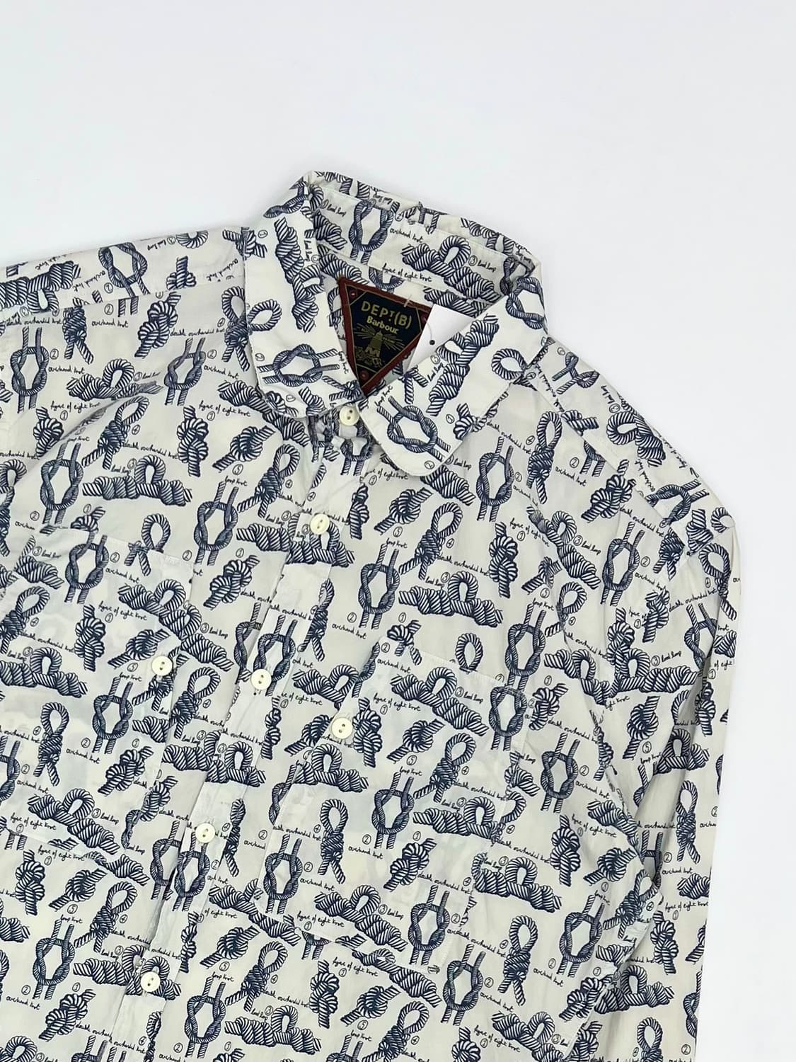 바버 로프 프린팅 셔츠 상품이미지2