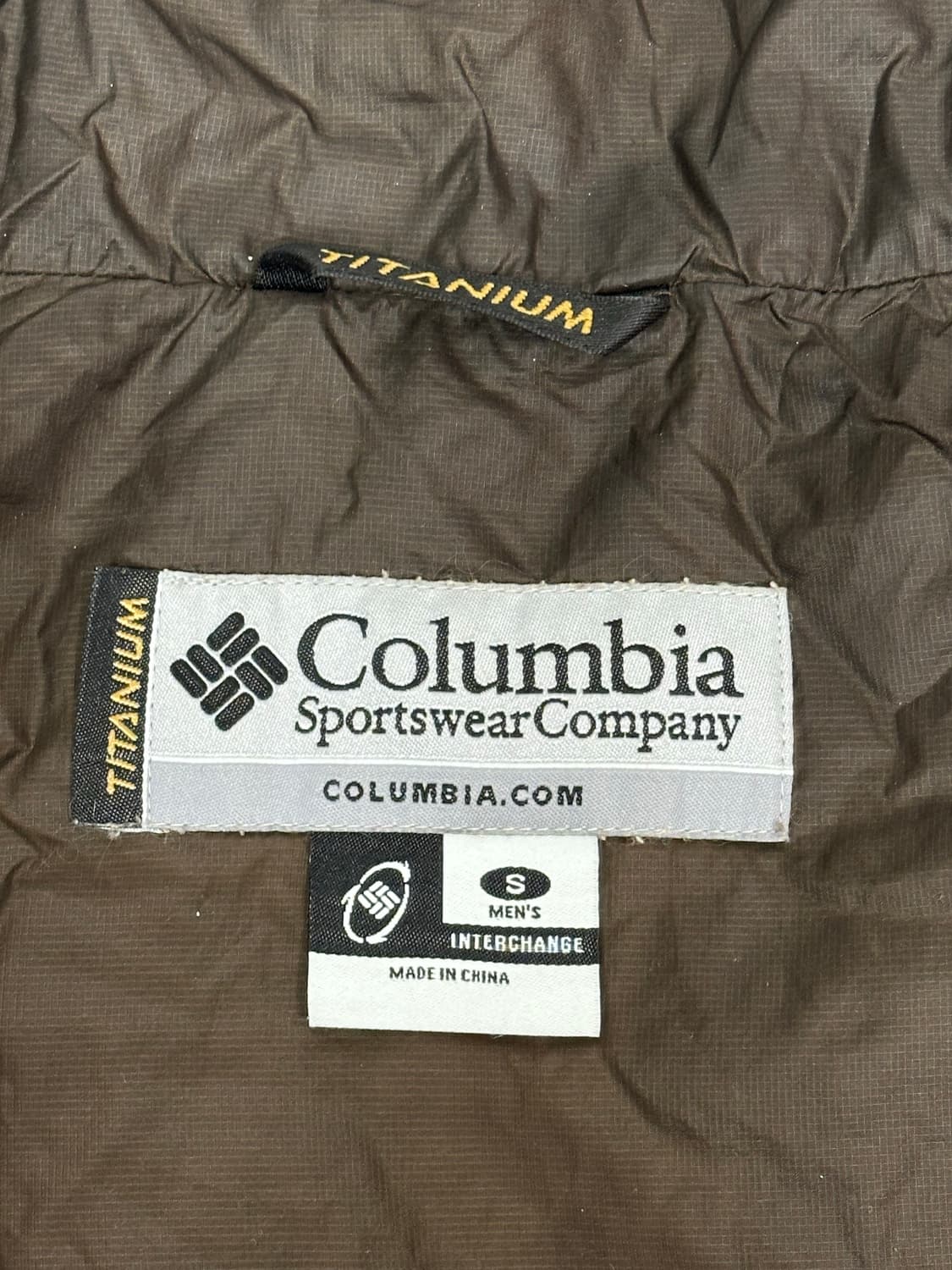 컬럼비아 브라운 패딩 바람막이 자켓 S 상품이미지7