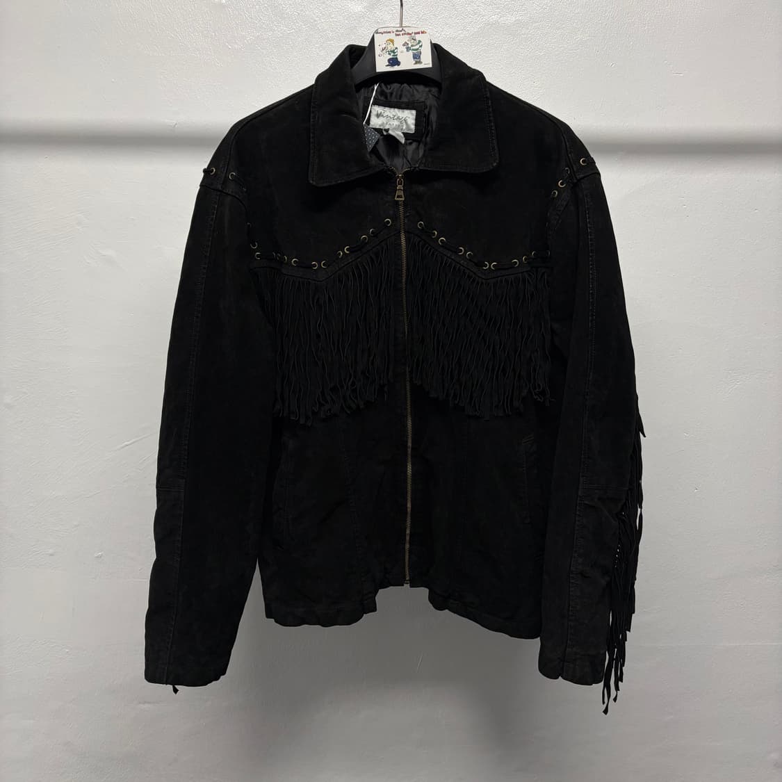 빈티지 스웨이드 프린지 자켓 상품이미지1