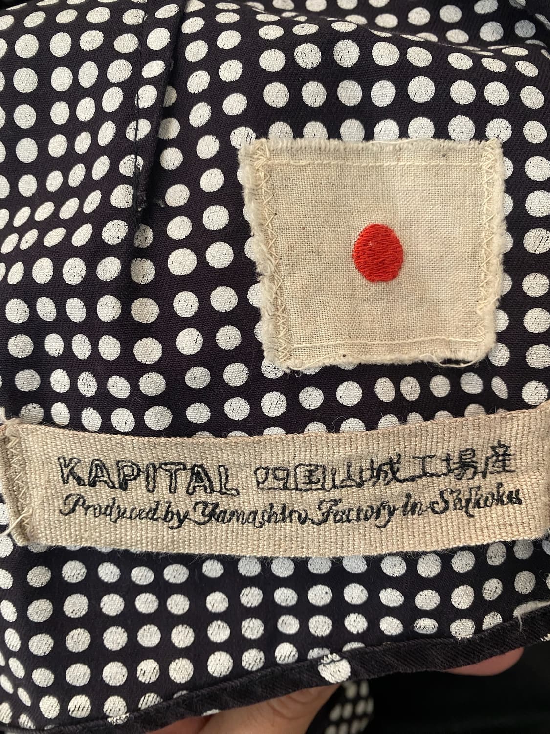 캐피탈 폴카도트 셔츠 블라우스 상품이미지6