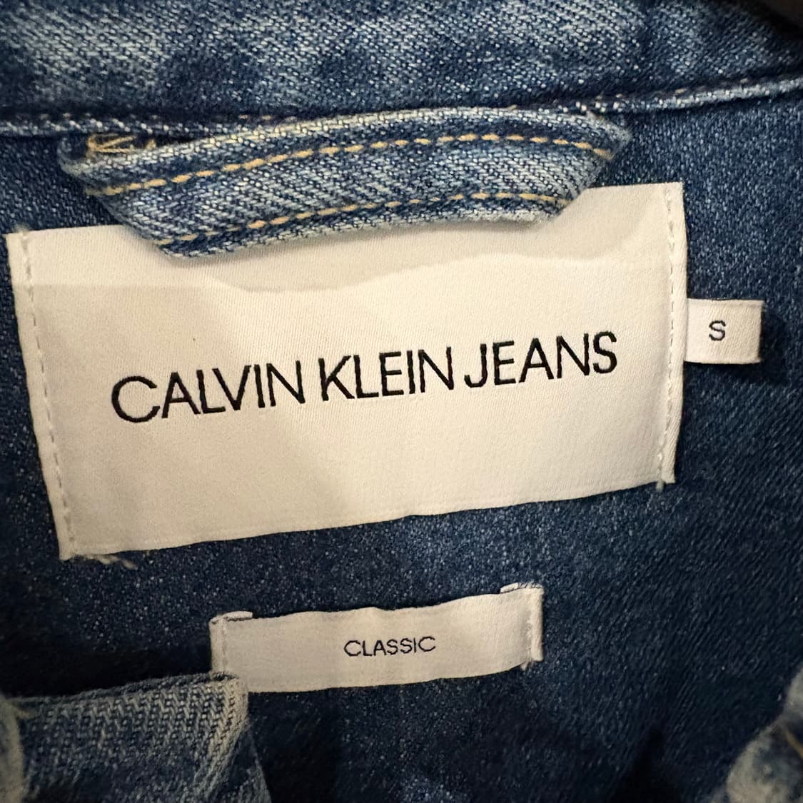 캘빈클라인 데님 청자켓 CK진 상품이미지6