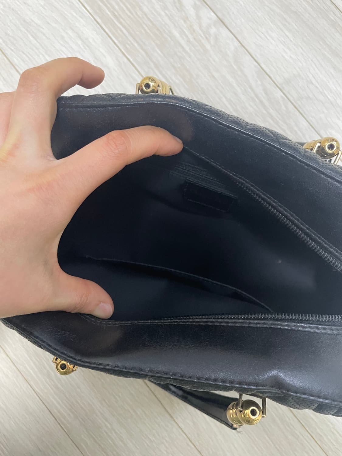 디올 까나쥬 미니 볼링백 상품이미지3