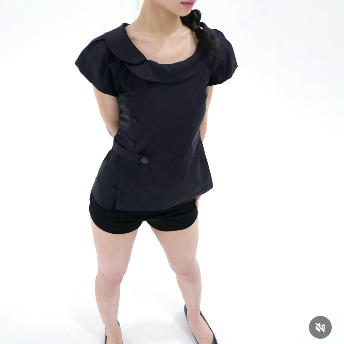 베이비랩 babyrab 클로버 블라우스 black 상품이미지2