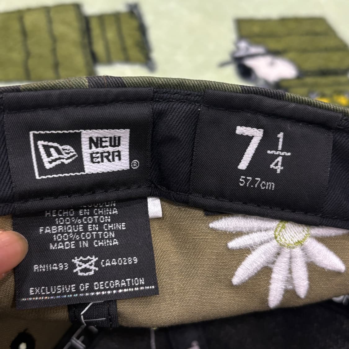 뉴에라 카모 플라워자수 스냅백 상품이미지8