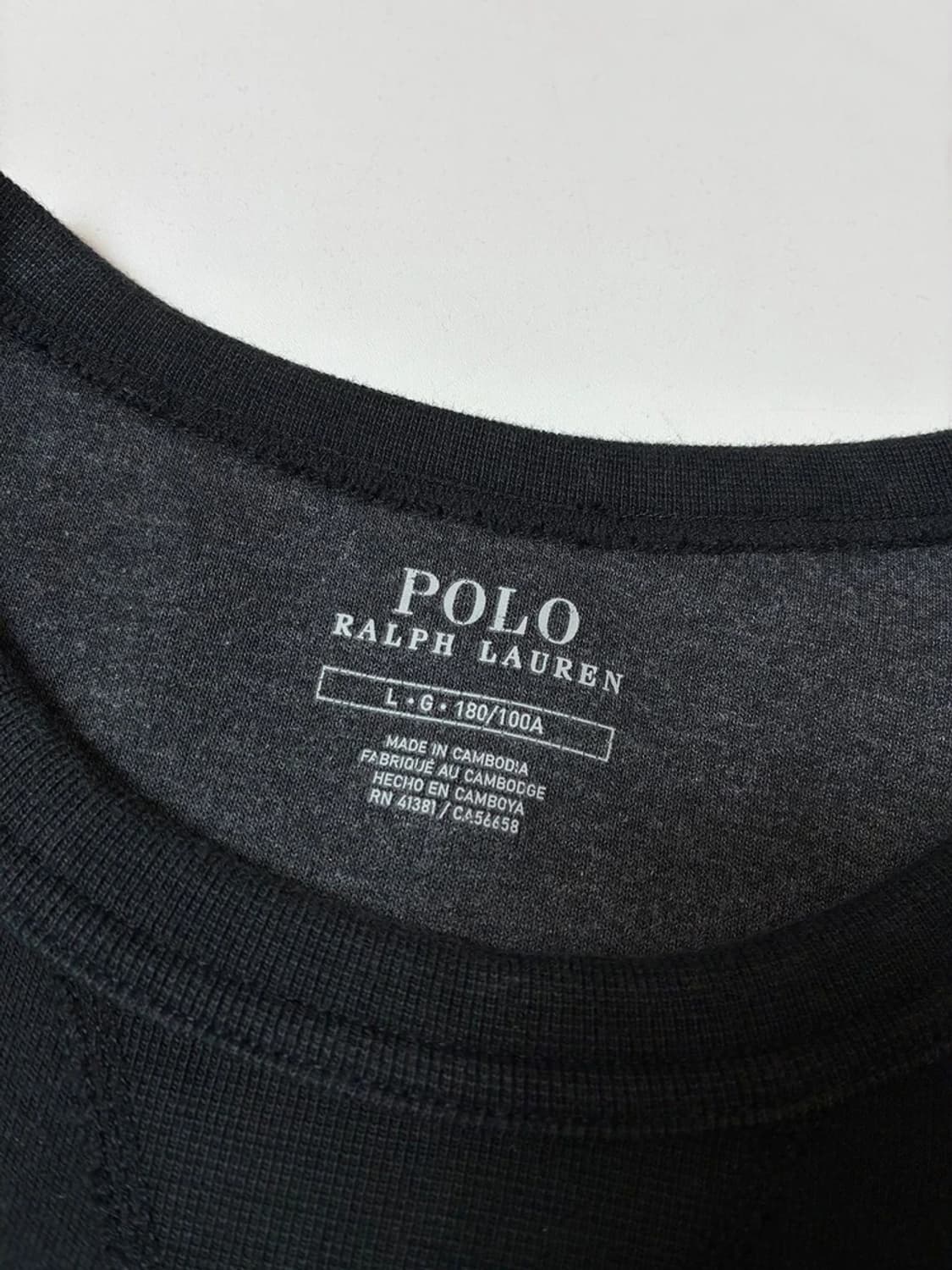 폴로 랄프로렌 크루넥 로고 맨투맨 PN9325 상품이미지6
