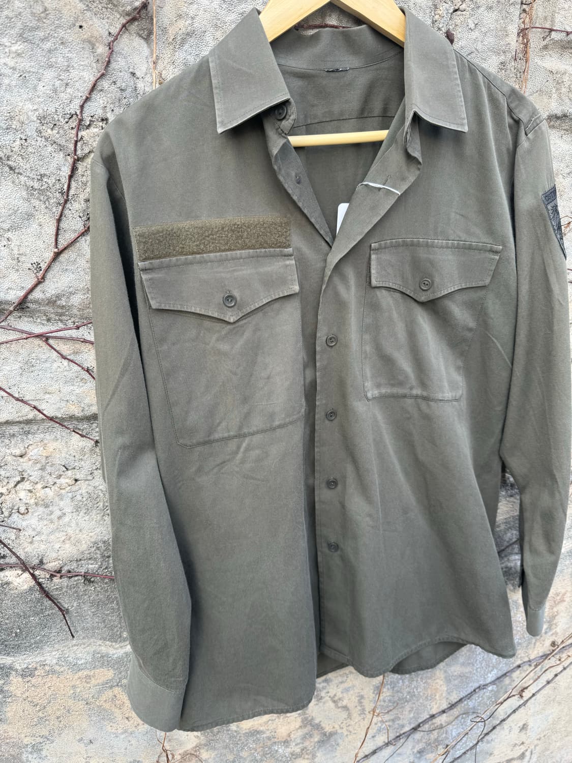 오스트리아군 빈티지 오리지널 필드 셔츠 미군 프랑스군 상품이미지4