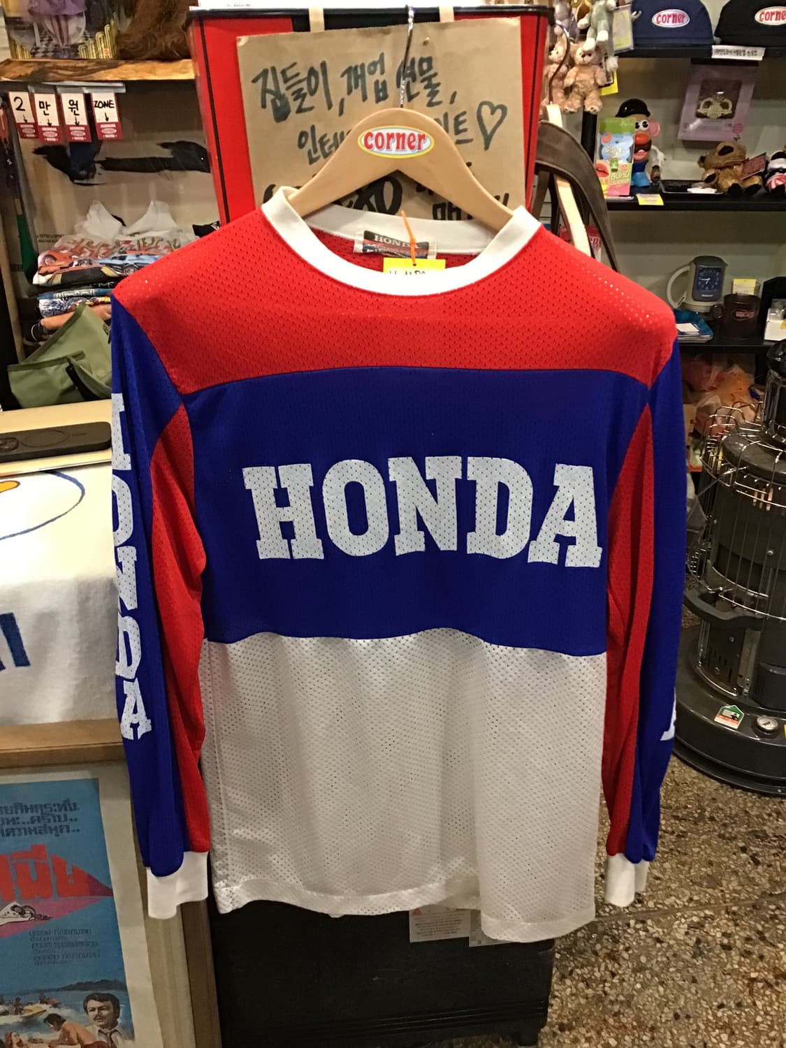 Honda 혼다 메쉬 롱슬리브 레이싱T 상품이미지1