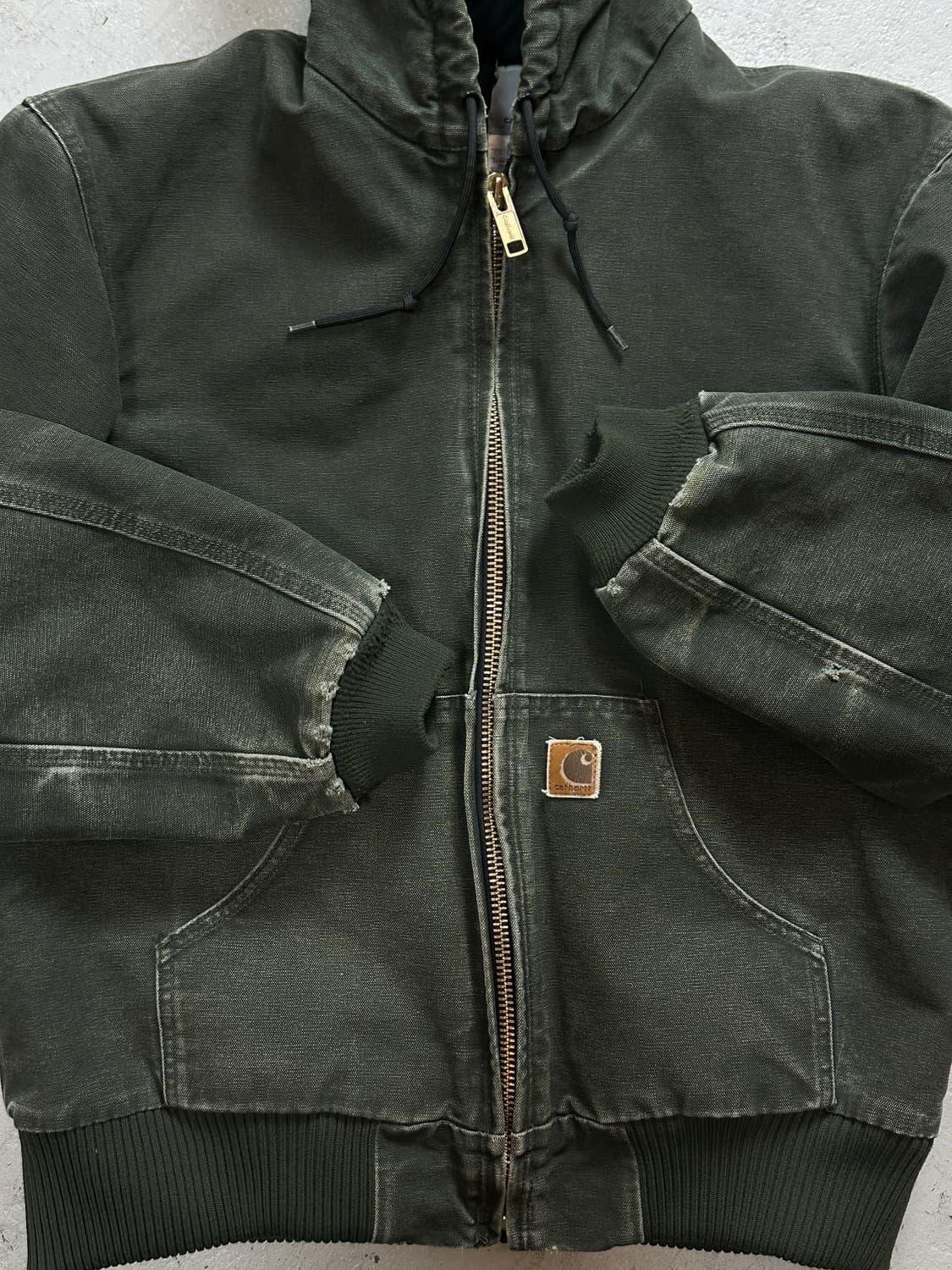 00's OG 칼하트 J130 액티브 자켓 칼하트 MOS 모스그린 상품이미지8