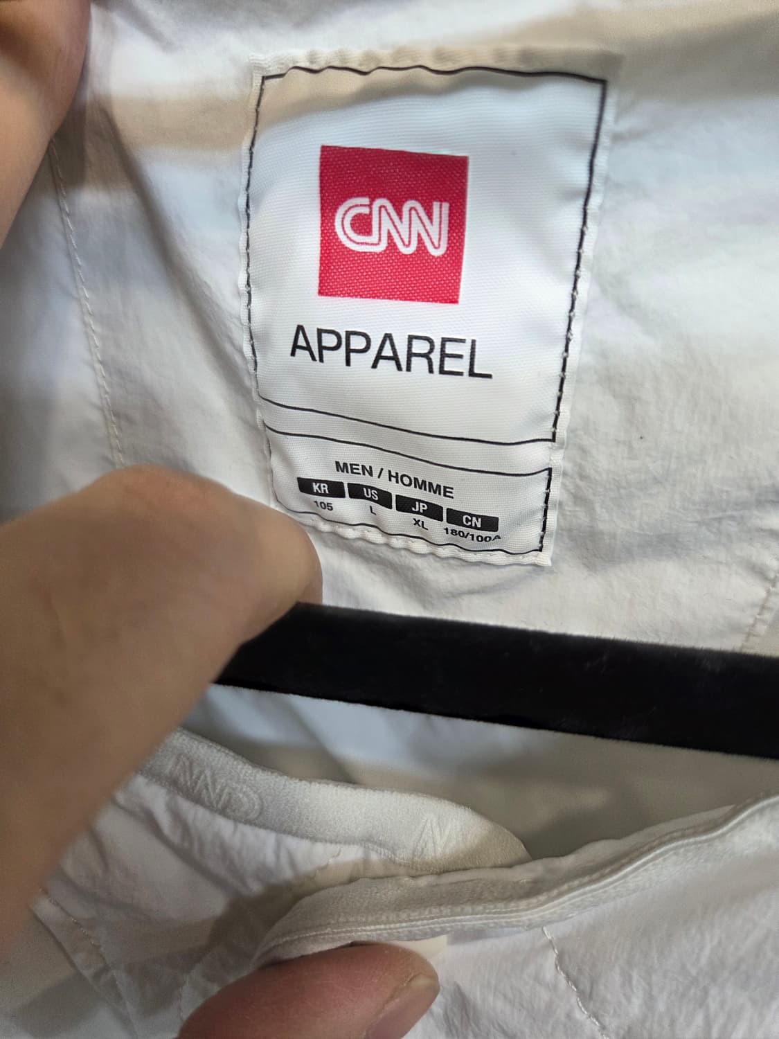 Cnn 퀄팅 조끼 xl 상품이미지3