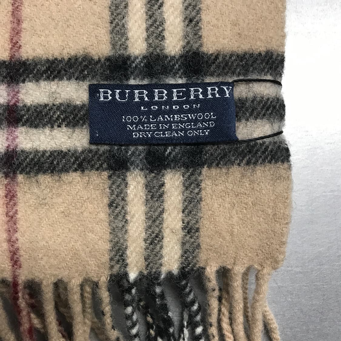 버버리 정품 램스울 머플러 베이지 상품이미지4