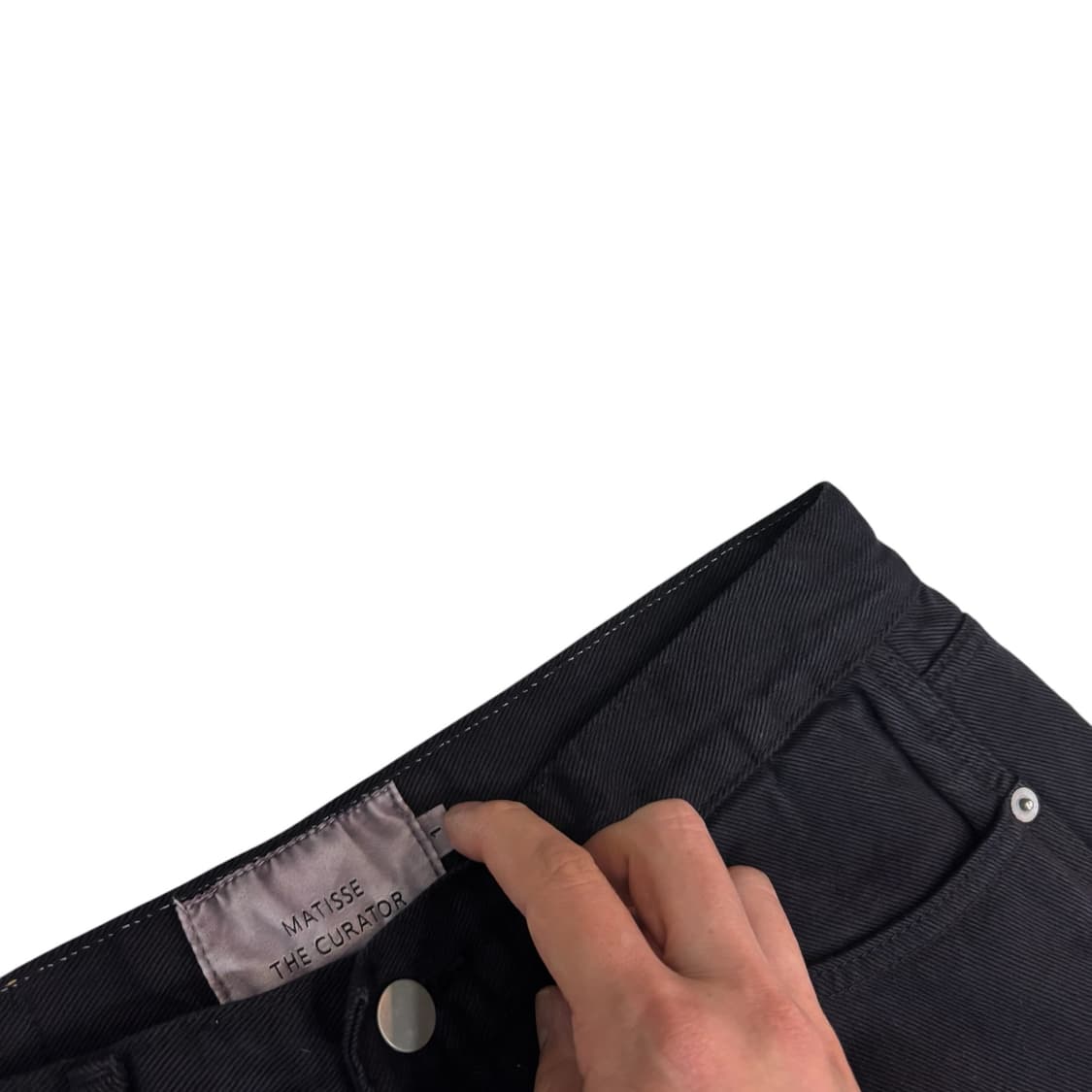 마티스더큐레이터 블랙 팬츠 상품이미지3