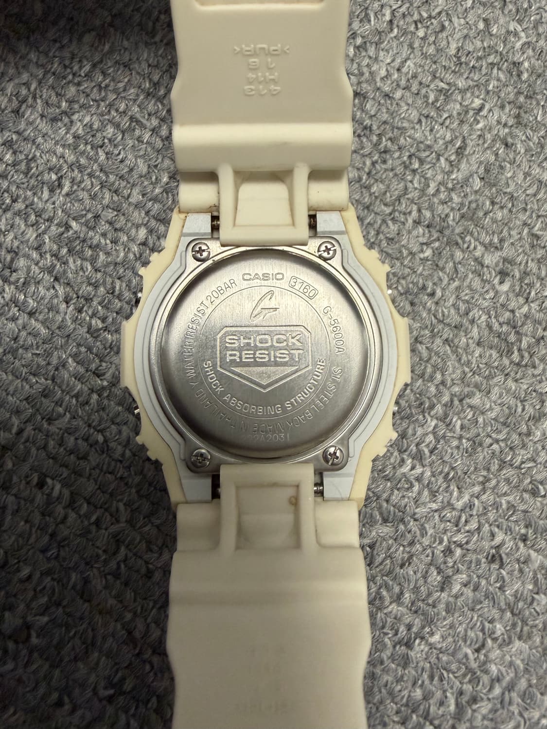 지샥 G-SHOCK 화이트 DW-5600A 시계 상품이미지3