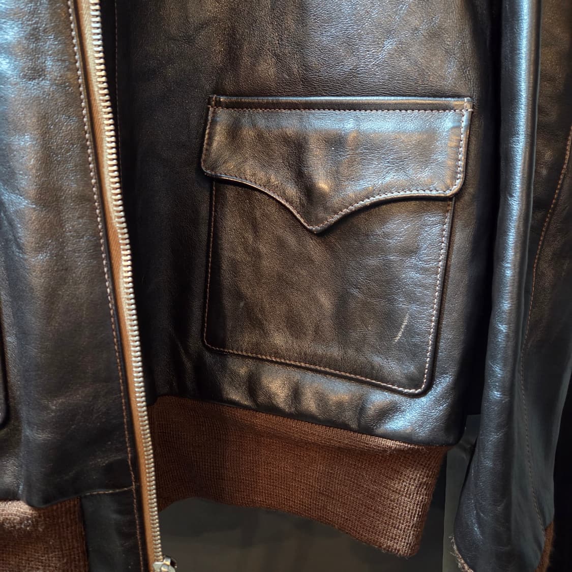 리얼맥코이 A-2 플라이트 자켓 (40) 상품이미지5