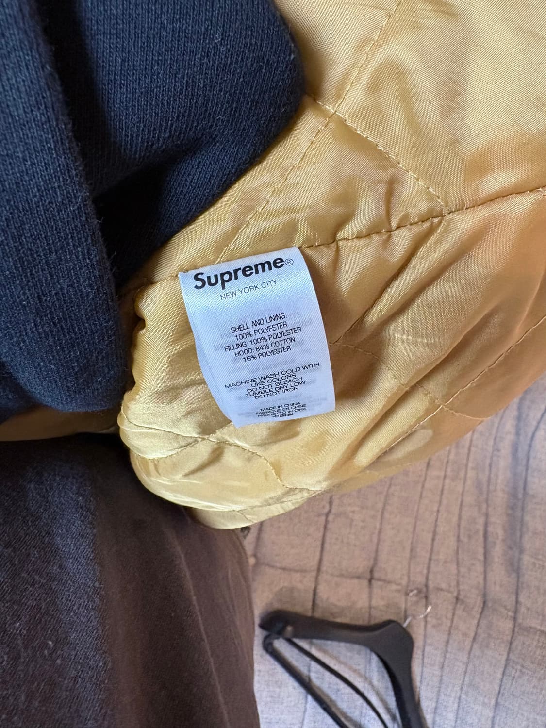 슈프림 플리스 집업 후드 레오파드 L size 상품이미지5