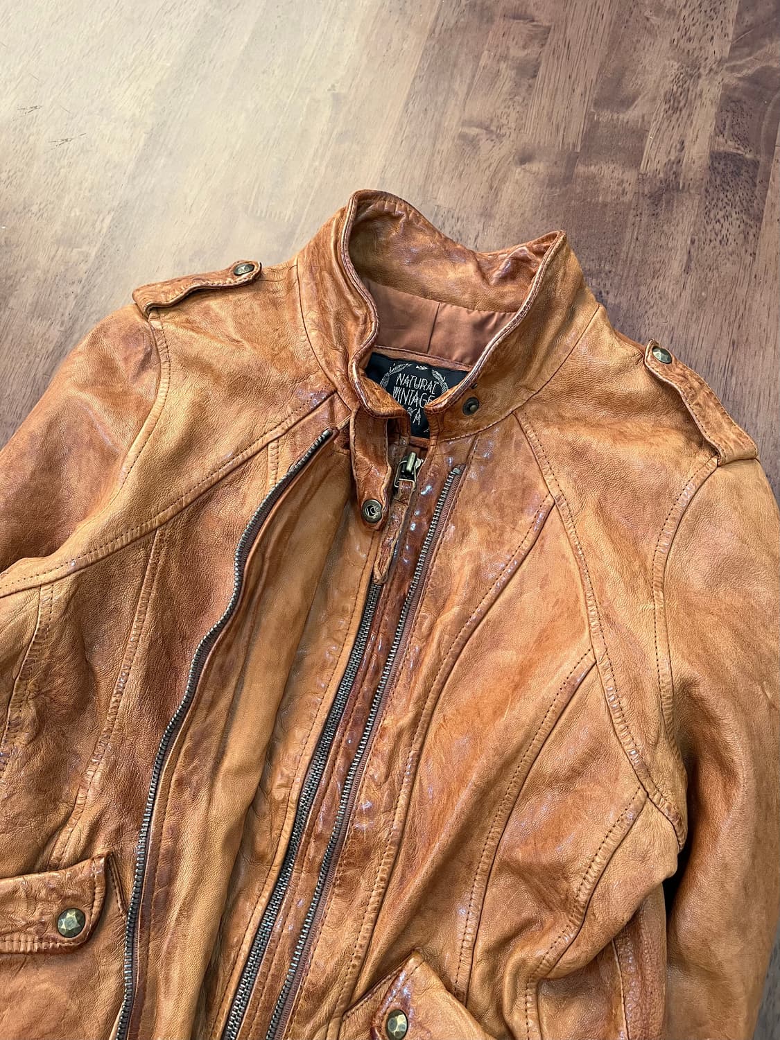 GOA 램 레더 Y2K 가죽 자켓 상품이미지3